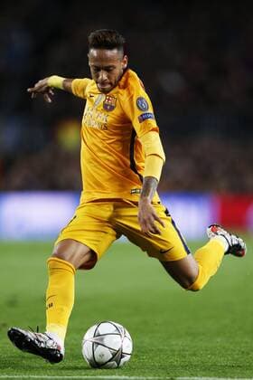 Neymar (Barcelona), APRIL 5, 2016 - Football Soccer : UEFA Champions League Quarter-finals 1st leg match between FC Barcelona Barca 2-1 Atletico de Madrid at Camp Nou stadium in Barcelona, Spain. Noxthirdxpartyxsales  (oqma018791)