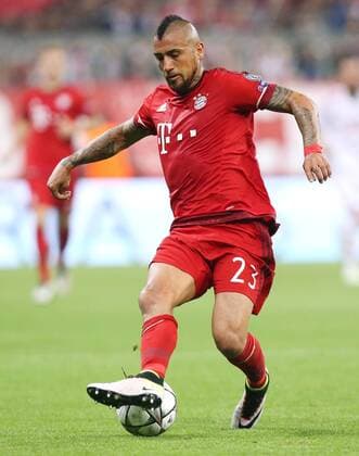 München Fußball Champions League Bayern München vs. Benfica Lissabon, Arturo Vidal (Bayern)
