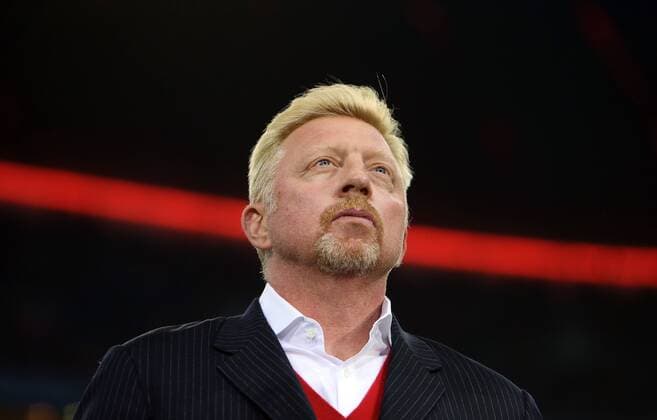 München Fußball Champions League Bayern München vs. Benfica Lissabon, Boris Becker