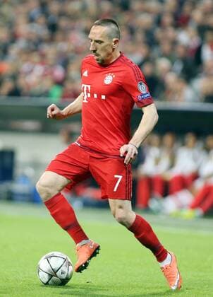 FC Bayern München - Benfica Lissabon Deutschland, München, 05.04.2016, Fussball, UEFA Champions League, Saison 2015 2016, Viertelfinale, Hinspiel, FC Bayern München - Benfica Lissabon (1:0): Franck Ribery (FC Bayern München).