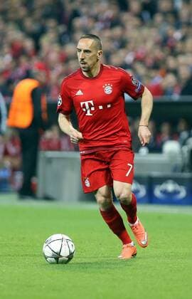 FC Bayern München - Benfica Lissabon Deutschland, München, 05.04.2016, Fussball, UEFA Champions League, Saison 2015 2016, Viertelfinale, Hinspiel, FC Bayern München - Benfica Lissabon (1:0): Franck Ribery (FC Bayern München).