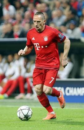 FC Bayern München - Benfica Lissabon Deutschland, München, 05.04.2016, Fussball, UEFA Champions League, Saison 2015 2016, Viertelfinale, Hinspiel, FC Bayern München - Benfica Lissabon (1:0): Franck Ribery (FC Bayern München).