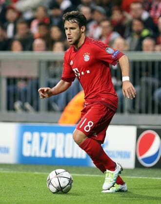 FC Bayern München - Benfica Lissabon Deutschland, München, 05.04.2016, Fussball, UEFA Champions League, Saison 2015 2016, Viertelfinale, Hinspiel, FC Bayern München - Benfica Lissabon (1:0): Juan Bernat (FC Bayern München).