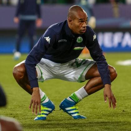 Bilder des Tages - SPORT Fußball, UEFA Champions League, VfL Wolfsburg - Real Madrid CF; Naldo (Wolfsburg, 25) Freisteller, Einzelbild, Aktion, action. xtgx