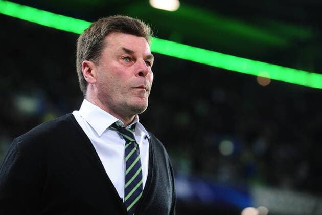 Fussball Champions League Viertelfinale VfL Wolfsburg - Real Madrid am 06.04.2016 in der Volkswagen Arena in Wolfsburg Dieter Hecking ( Trainer Wolfsburg ) xPBJPGx