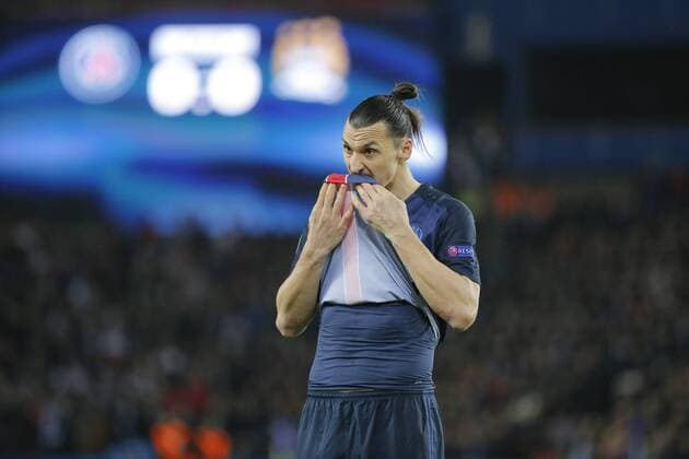 Zlatan Ibrahimovic (psg) FOOTBALL : Paris St. Germain (PSG) vs Manchester City - Champions League - 06 04 2016 StephaneAllamanx 