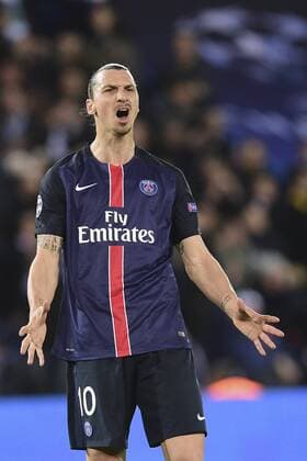 Zlatan Ibrahimovic (PSG) FOOTBALL : Paris St. Germain (PSG) vs Manchester City - Champions League - 06 04 2016 JBAutissierx 