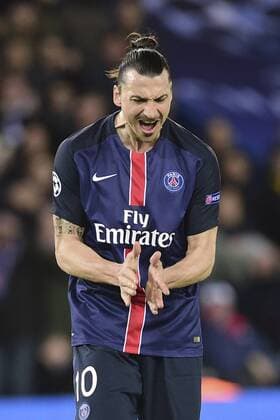 Zlatan Ibrahimovic (PSG) FOOTBALL : Paris St. Germain (PSG) vs Manchester City - Champions League - 06 04 2016 JBAutissierx 
