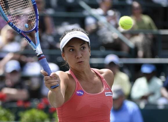 April 6, 2016: Daria Kasatkina (RUS) loses to Sloane Stephens (USA) 6-4, 6-3, at the Volvo Car Open being played at Family Circle Tennis Center in Charleston, South Carolina. Â© TENNIS 2016: Volvo Car Open APRIL 16 - ZUMAc04_