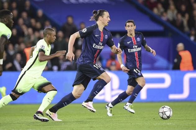 Zlatan Ibrahimovic (PSG) FOOTBALL : Paris St. Germain (PSG) vs Manchester City - Champions League - 06 04 2016 JBAutissierx 