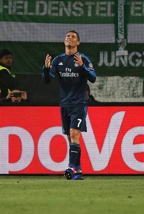 06.04.2016, xovx, Fussball UEFA Champions League, VfL Wolfsburg - Real Madrid, emspor, Cristiano Ronaldo (Real Madrid) enttaeuscht, enttaeuscht schauend, dissapointed, Freisteller.