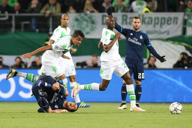 Cristiano Ronaldo (Real Madrid) - Champions League Viertelfinale Saison 2015-2016 VfL Wolfsburg vs. Real Madrid in der Volkswagen Arena in Wolfsburg - Aktion,Deutschland, Fussball, Mann,Männer,06.04.2016