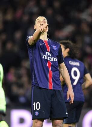 Zlatan Ibrahimovic ( PSG ) FOOTBALL : Paris St. Germain (PSG) vs Manchester City - Champions League - Paris - 06 04 2016 FedericoPestellinix 