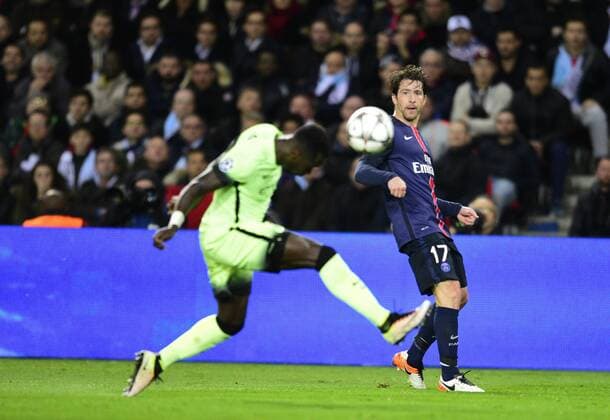 Maxwell ( PSG ) FOOTBALL : Paris St. Germain (PSG) vs Manchester City - Champions League - Paris - 06 04 2016 FedericoPestellinix 