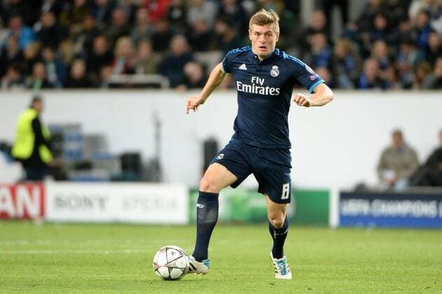 v.li.: Toni KROS (Real Madrid, 8) Freisteller, Einzelbild, Aktion, Action, Fussball, UEFA Champions League, VfL Wolfsburg - Real Madrid, xslx