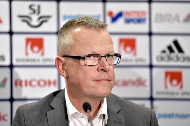 160407 Jan Andersson wird nach der EM 2016 Schweden s neuer Nationaltrainer - PK in Stockholm.  Copyright: JOELxMARKLUND BB160407JM004