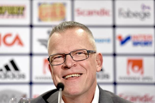 160407 Jan Andersson wird nach der EM 2016 Schweden s neuer Nationaltrainer - PK in Stockholm.  Copyright: JOELxMARKLUND BB160407JM011