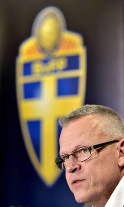 160407 Jan Andersson wird nach der EM 2016 Schweden s neuer Nationaltrainer - PK in Stockholm.  Copyright: JOELxMARKLUND BB160407JM018
