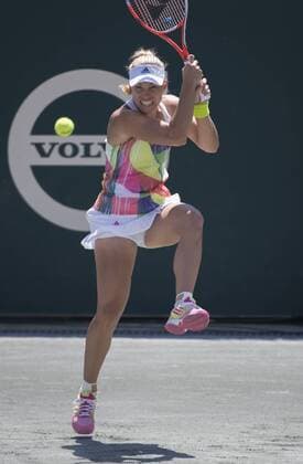 April 8, 2016: Angelique Kerber (GER) defeated Irina-Camelia Begu (ROM) 6-2, 6-3, at the Volvo Car Open being played at Family Circle Tennis Center in Charleston, South Carolina. Ã‚Â© TENNIS 2016: Volvo Car Open APRIL 16 - ZUMAc04_