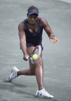 April 8, 2016: Sloane Stephens (USA) goes into three sets against Daria Kasatkina (RUS), at the Volvo Car Open being played at Family Circle Tennis Center in Charleston, South Carolina. Ã‚Â© TENNIS 2016: Volvo Car Open APRIL 16 - ZUMAc04_