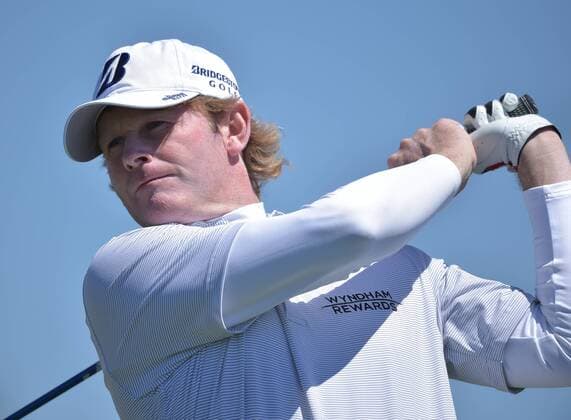Brandt Snedeker hits a tee shot on the first hole tee box in the third round of the 2016 Masters Tournament at Augusta National in Augusta, Georgia on April 9, 2016.  MAS20160409120 KEVINxDIETSCH