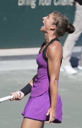 April 9,2016: Sara Errani (ITA) loses to Elena Vesnina (RUS) 6-4, 4-6, 6-2, at the Volvo Car Open being played at Family Circle Tennis Center in Charleston, South Carolina. Ã‚Â© TENNIS 2016: Volvo Car Open APRIL 16 - ZUMAc04_