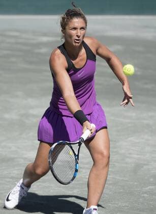 April 9,2016: Sara Errani (ITA) loses to Elena Vesnina (RUS) 6-4, 4-6, 6-2, at the Volvo Car Open being played at Family Circle Tennis Center in Charleston, South Carolina. Ã‚Â© TENNIS 2016: Volvo Car Open APRIL 16 - ZUMAc04_