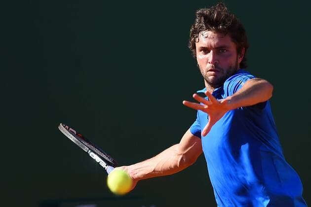 Gilles Simon (Fra) TENNIS : Monte Carlo Rolex Masters 2016 - 10 04 2016 TennisMagazine Panoramic 