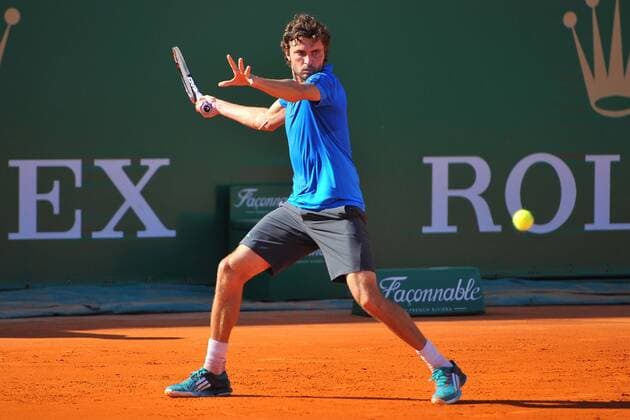 Gilles Simon (Fra) TENNIS : Monte Carlo Rolex Masters 2016 - 10 04 2016 TennisMagazine Panoramic 