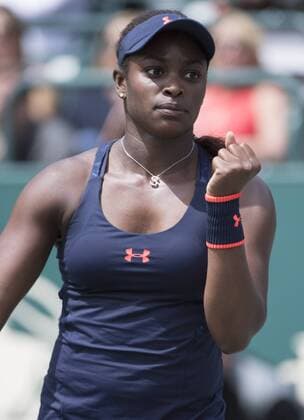 April 10, 2016: Sloane Stephens (USA) defeated Elena Vesnina (RUS) 7-6, 6-2, at the Volvo Car Open being played at Family Circle Tennis Center in Charleston, South Carolina. Ã‚Â© TENNIS 2016: Volvo Car Open APRIL 16 - ZUMAc04_