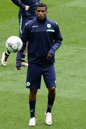 Carlos Ascues (Wolfsburg, 6), Freisteller, Einzelbild, Aktion, Action, beim Abschlusstraining vor dem Viertelfinale gegen Real Madrid, xjgx