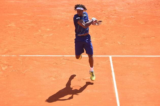 Gael Monfils (fra) TENNIS : Tournoi de Monte Carlo 2016 - 11 04 2016 TennisMagazine Panoramic 