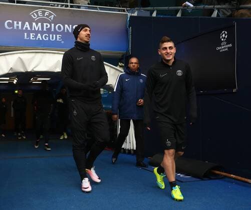 Zlatan Ibrahimovic during the UEFA Champions League training at the Etihad Stadium. Photo credit should read: Philip Oldham Sportimage EDITORIAL USE ONLY. No use with unauthorised audio, video, data, fixture lists, club league logos or live services. Online in-match use limited to 120 images, no video emulation. No use in betting, games or single club league player publications.
