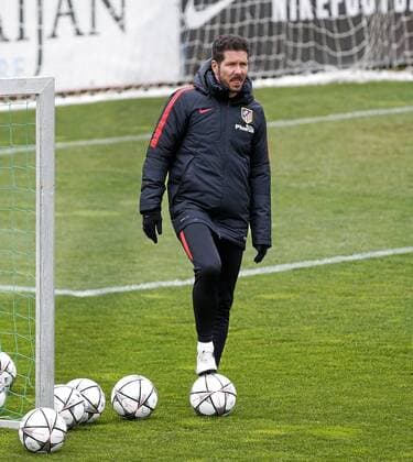 Entrenamiento del Atletico en Majadahonda. En la imagen, Simeone. Atletico training session in Majadahonda. In this picture, Simeone. xJOSExA.xGARCIAx 