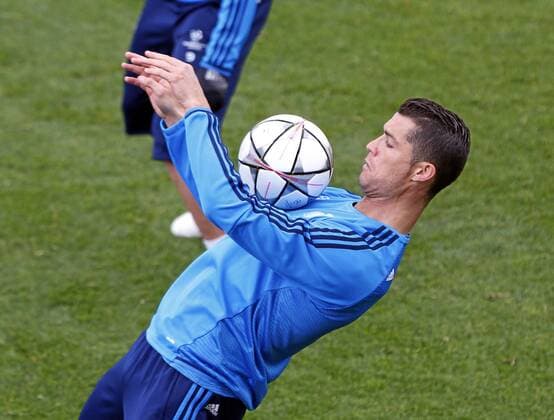 Entrenamiento del Real Madrid en Valdebebas. En la imagen, Cristiano Ronaldo. Real Madrid training session. In this picture, Cristiano Ronaldo. xBEATRIZxGUZMANx 