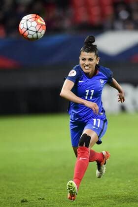 Kenza Dali (France) FOOTBALL : France vs Ukraine - Match Qualificatif Euro2017 - 11 04 2016 JBAutissier Panoramic 