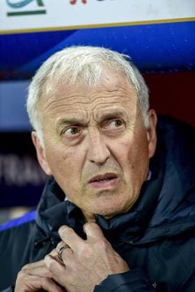 Claude Bergeroo - Coach (France) FOOTBALL : France vs Ukraine - Match Qualificatif Euro2017 - 11 04 2016 JBAutissier Panoramic 
