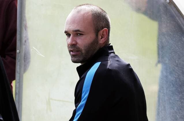 BARCELONA -april 12- SPAIN: Andres Iniesta during the training before the Champions League match against Atletico de Madrid, celebrated in the Ciutat Esportiva Joan Gamper, on april 12, 2016. Photo: Joan Valls Urbanandsport Cordon Press  xJoanxValls Urbanandsportx xFC-BARCELONA-TRAINING-CHAMPIONS-LEAGUEx