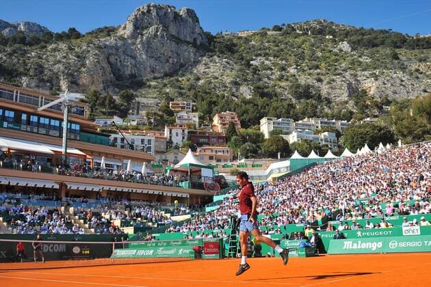Roger Federer (Sui) TENNIS : Tournoi de Monte Carlo 2016 - 12 04 2016 TennisMagazine Panoramic 