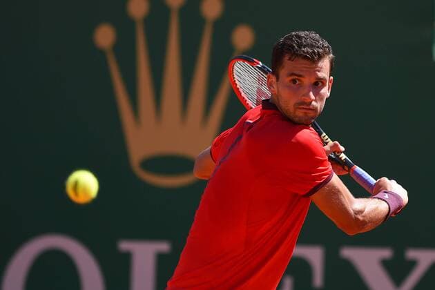 Grigor Dimitrov (Bu) TENNIS : Tournoi de Monte Carlo 2016 - 12 04 2016 TennisMagazine Panoramic 