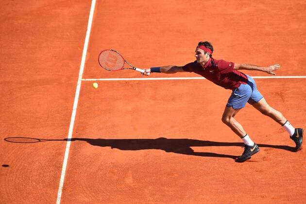 Roger Federer (Sui) TENNIS : Tournoi de Monte Carlo 2016 - 12 04 2016 TennisMagazine Panoramic 
