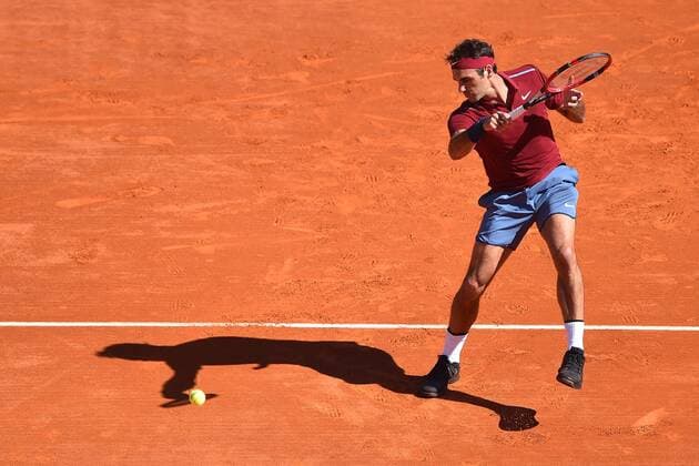 Roger Federer (Sui) TENNIS : Tournoi de Monte Carlo 2016 - 12 04 2016 TennisMagazine Panoramic 