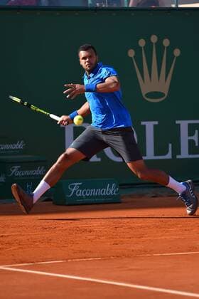 Jo Wilfried Tsonga (fra) TENNIS : Tournoi de Monte Carlo 2016 - 12 04 2016 TennisMagazine Panoramic 