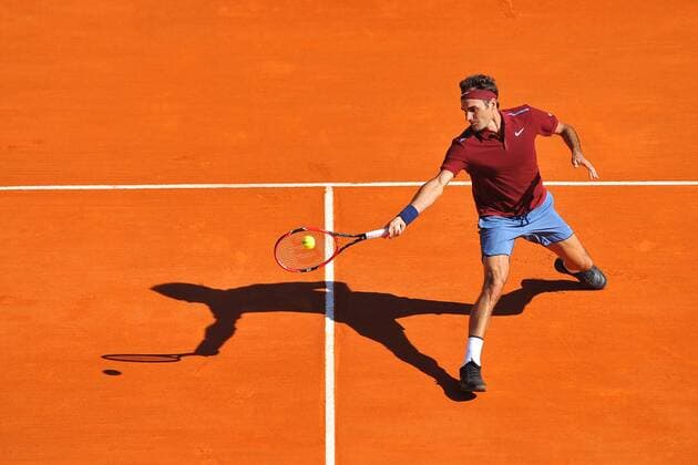 Roger Federer (Sui) TENNIS : Tournoi de Monte Carlo 2016 - 12 04 2016 TennisMagazine Panoramic 