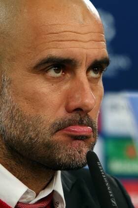 April 12, 2016 - Lisbon, Portugal - Bayern Munich s Spanish head coach Pep Guardiola attends a press conference PK Pressekonferenz at Luz stadium in Lisbon on April 12, 2016 on the eve of their Champions League quarter-final second leg football match SL Benfica vs FC Bayern Munich. UEFA Champions League quarter-final second leg Bayern Munich press conference - ZUMAf123