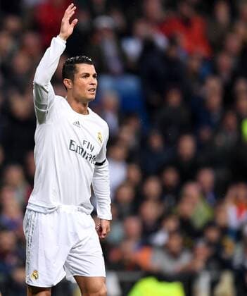 FUSSBALL CHAMPIONS LEAGUE SAISON 2015 2016 VIERTELFINALE RUECKSPIEL Real Madrid - VfL Wolfsburg 12.04.2016 Cristiano Ronaldo (Real Madrid) 