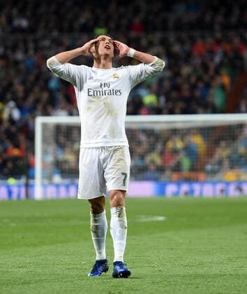FUSSBALL CHAMPIONS LEAGUE SAISON 2015 2016 VIERTELFINALE RUECKSPIEL Real Madrid - VfL Wolfsburg 12.04.2016 Cristiano Ronaldo (Real Madrid) 