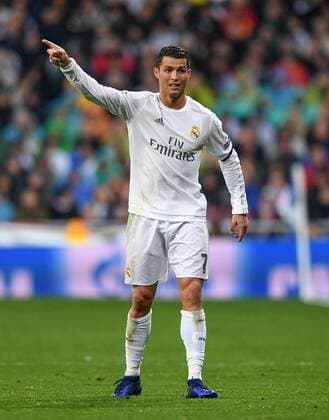 FUSSBALL CHAMPIONS LEAGUE SAISON 2015 2016 VIERTELFINALE RUECKSPIEL Real Madrid - VfL Wolfsburg 12.04.2016 Cristiano Ronaldo (Real Madrid) 