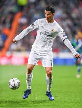 FUSSBALL CHAMPIONS LEAGUE SAISON 2015 2016 VIERTELFINALE RUECKSPIEL Real Madrid - VfL Wolfsburg 12.04.2016 Cristiano Ronaldo (Real Madrid) 
