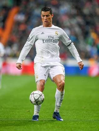 FUSSBALL CHAMPIONS LEAGUE SAISON 2015 2016 VIERTELFINALE RUECKSPIEL Real Madrid - VfL Wolfsburg 12.04.2016 Cristiano Ronaldo (Real Madrid) 